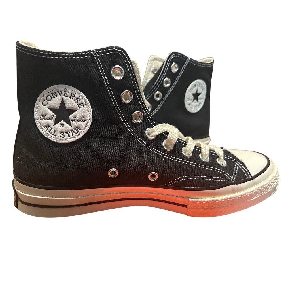 Converse Chuck 70 Hi Black Egret High Top Sneakers 162050C Mens 8 Womens 10 - Picture 5 of 7